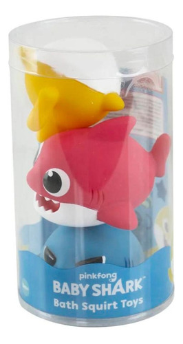 Baby Shark - Pack Com 3 Figuras De Banho Sunny