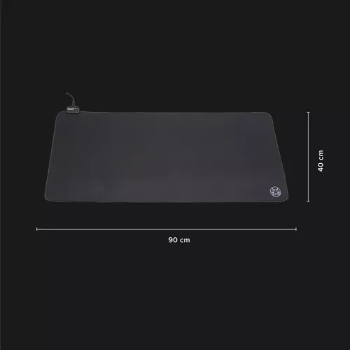 Mouse Pad Gamer Rgb Njoytech 90x40cm 4mm Xxl Usb