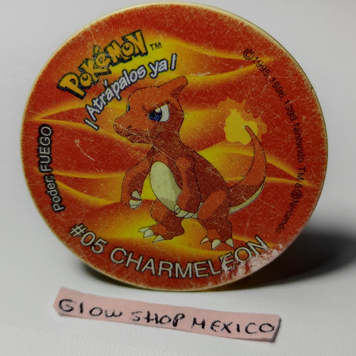 Tazo Pokémon 2 - Charmeleon #05 Estética 7.5 Sabritas México