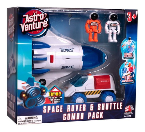 Astro Venture Space Rover & Shuttle Con Luz Y Sonido