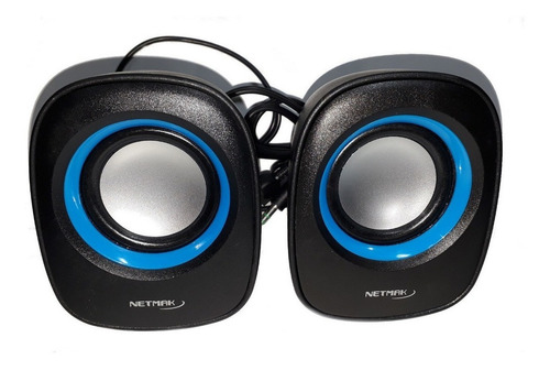 Imagen 2 de 2 de Parlante Netmak NM-9025 azul