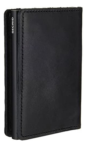 Secrid Men Slim Wallet Funda De Cuero Genuino Para Tarjetas