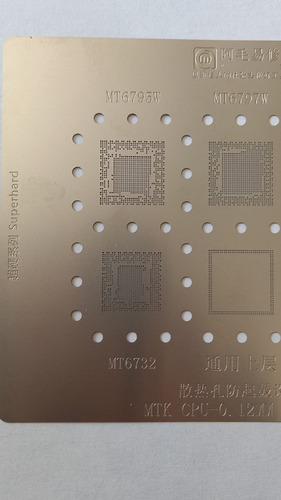 Stencil Reballing Mtk Mt6795w Mt6797w Mt6595 Mt6750 Mt6732