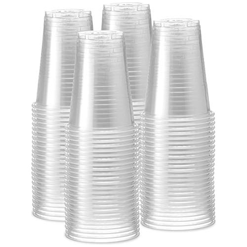 [240 Count 16 Oz.] Clear Disposable Plastic Cups Cold P...