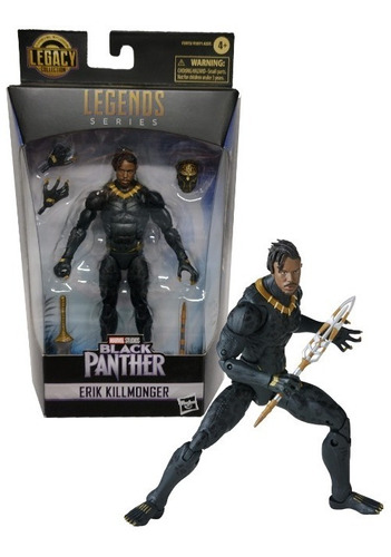 Figura Juguete Marvel Legends Erik Killmonger Pantera Negra