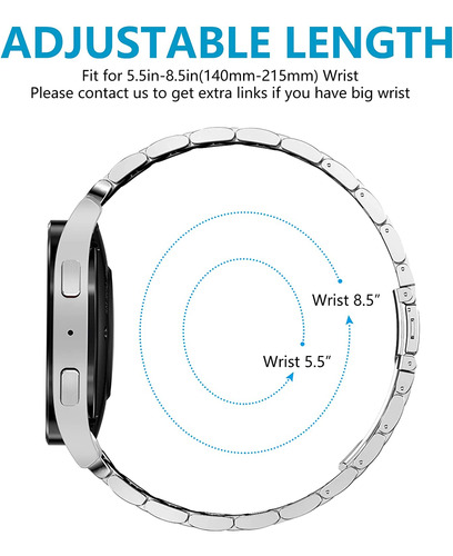 Pencoda Correas Sin Huecos Compatibles Con Galaxy Watch 5 Ba