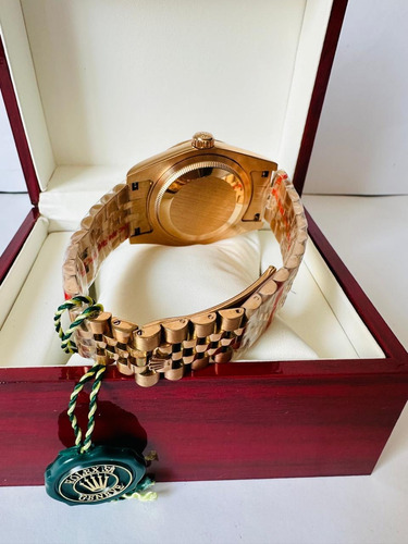 Reloj Pulsera Rolex Oro Rosa Solo Reloj Oro Rosa Negro (Usado)