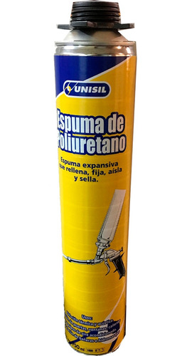 Espuma De Poliuretano Expandido P/pistola 750ml Unisil H Y T