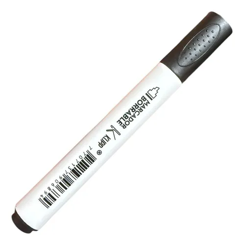 Marcador Borrable Klipp Tinta Negra Caja X10 Unidades