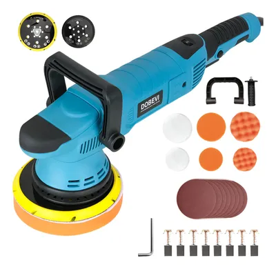 Politriz Eletrica Roto Orbital 15mm 5 E 6 Pol 1600w Dobevi Azul 220v