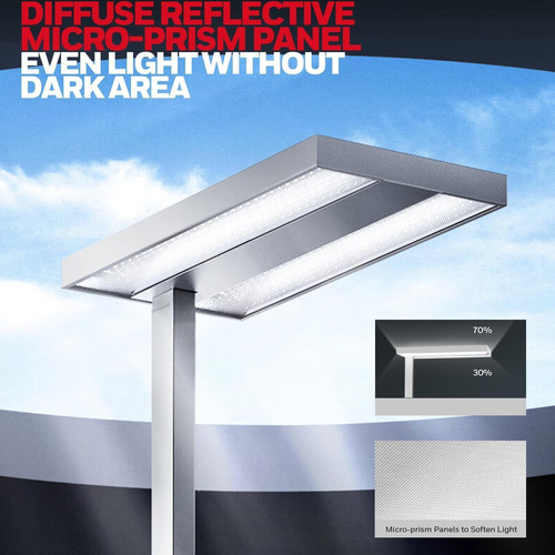 Lámpara De Pie Led De 155 W - 02e Max Sunturalux Eye Care Lu