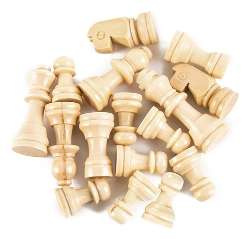 . Ajedrez Y Damas De Madera Portátiles Tablero De Los