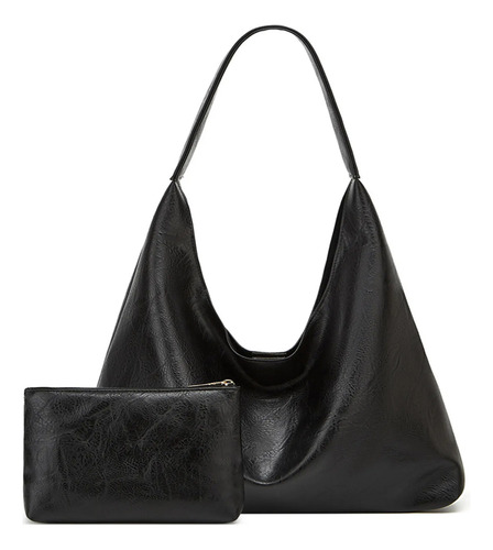Set De 2 Bolsos De Hombro Para Mujer, Estilo Retro Y Sencill