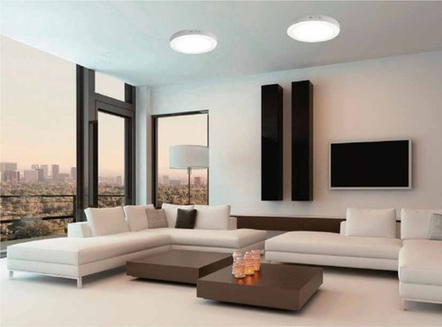 Plafon Led De Aplicar Circular 18W Calido/ blanco