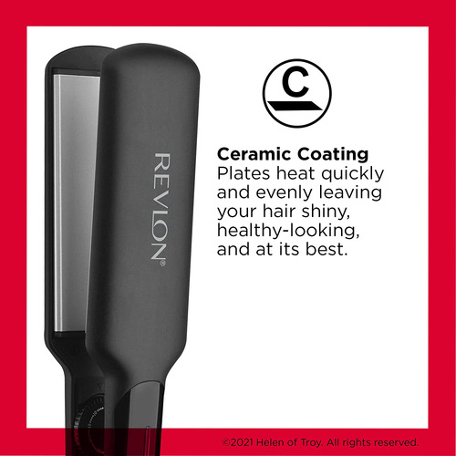 Plancha Alisadora De Ceramica Lisa Y Recta Revlon | Resul...