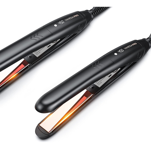 Vanessa Pro Mini Plan Flat Iron Hair Lintere, Hierro Plano D