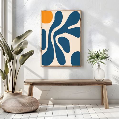 Set 6 Laminas Imprimibles Para Cuadros Estilo Abstracto Deco
