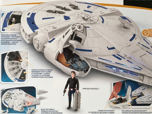 Lote De Halcon Milenario Star Wars Kessel Run Y Force Link (Usado)