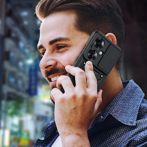Funda Para Oppo Reno 11 F Uso Rudo Cámara Carcasa+mica Negro Oppo Reno 11f