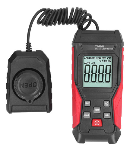 Iluminómetro Digital 200000lx, Medidor Automático De Alta Pr