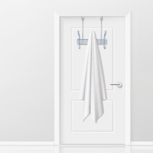 Perchero Para Puerta Bath Styles Color Plateado