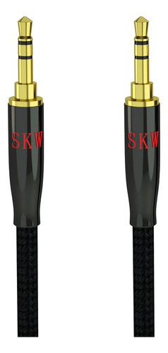 Skw - Cable Auxiliar Con Entrada 3.5 Para iPhone 6s, Mp3/4,