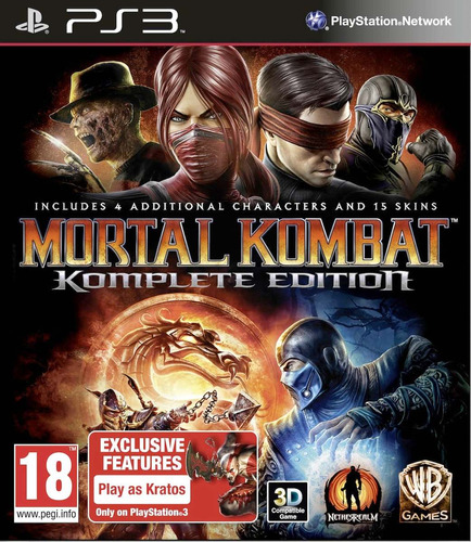 Juego Ps3 Mortal Kombat Komplete Edition Fisico Sellado