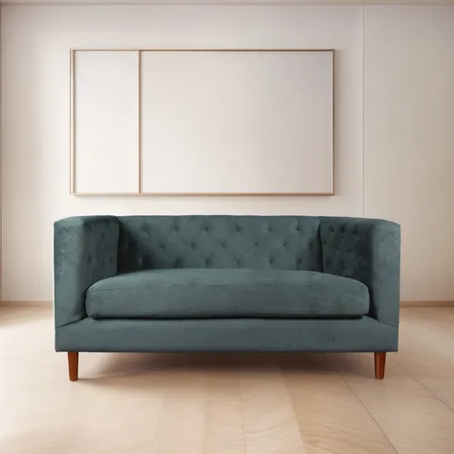 Sofa Brescia 2 Cuerpos Tela Velvet Vivian - Latam Home