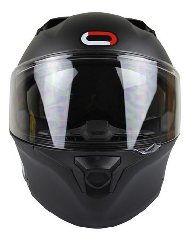 Imagen 5 de 6 de Casco Abatible Para Moto Roda Rush Svs Negro Mate