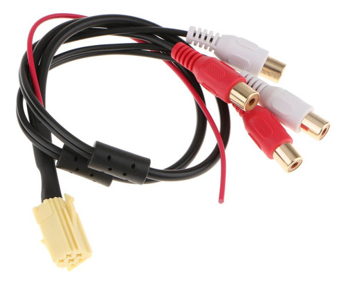 Mini Adaptador Aux Line 4 Rca Para Seat