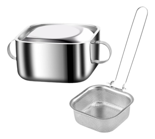 . Pot De Freír De Acero Inoxidable Use Para El Hogar Freing