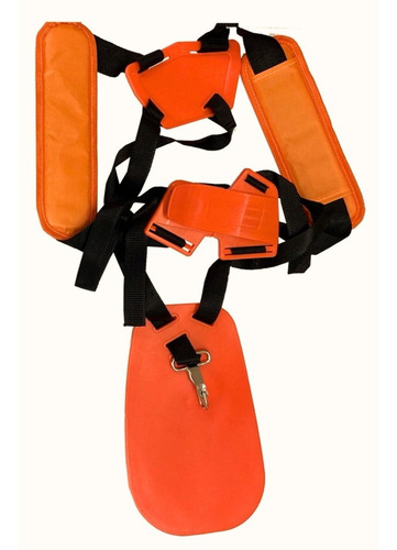 Cinto Duplo Modelo Colete Universal - Todas Roçadeira Cor Laranja-claro