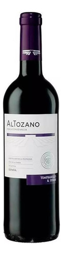 Vino Tinto Altozano Tempranillo-shiraz 750 Ml