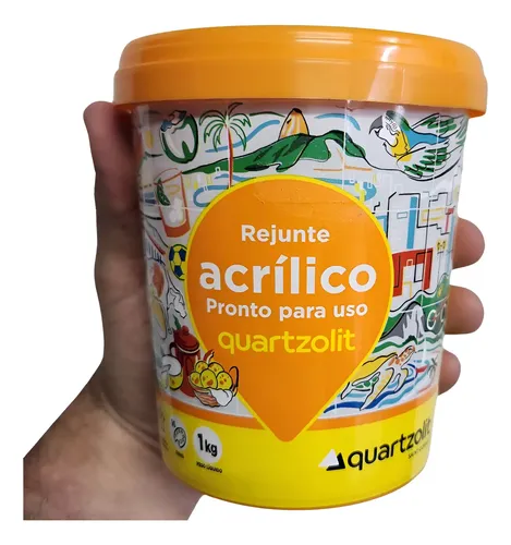 Foto real de Rejunte Acrilico Pronto Multi Uso Fungo Mofo Banheiro 1kg
