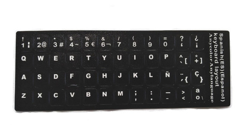 Letras Adhesivas Para Teclado En Español