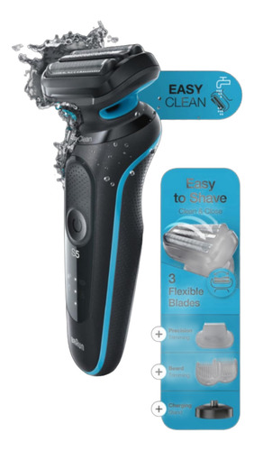 Afeitadora Braun Serie 5 Flexibles Blades Negro