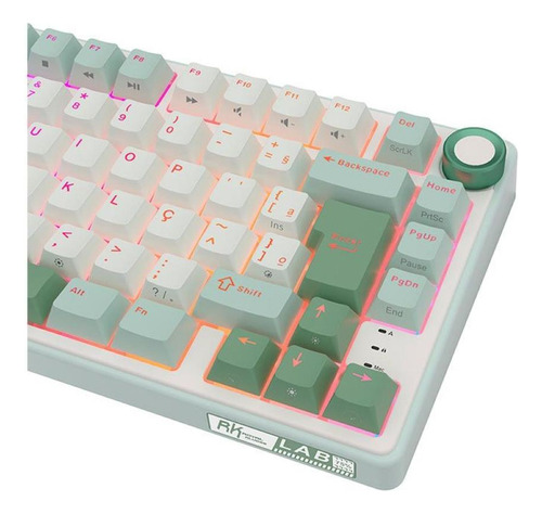 Teclado Mecanico Gamer Royal Kludge Rkr75 Rgb Abnt2 S/ Brown