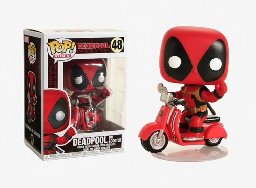Funko Pop Rides Deadpool On Scooter #48 Caja 8 De 10 Nuevo