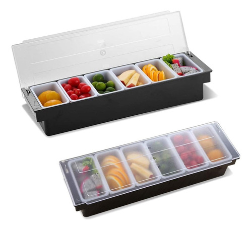 Barra 6 Insertos Kit Mixología Profesional Frías Bandeja