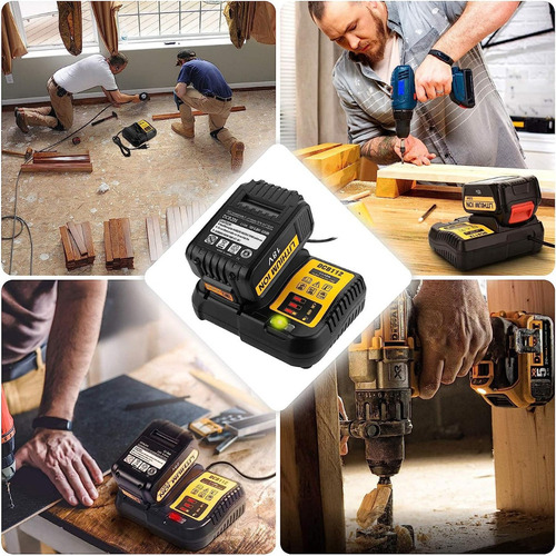 Cargador P/baterias 12v/20v 3a Para Dcb105 Dewalt Dcb112