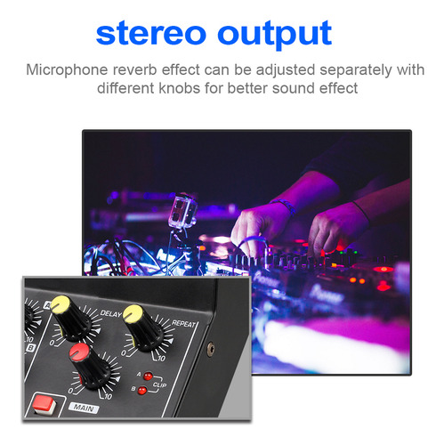 Mezclador De Sonido Usb.mixer Mezclador De Sonido De Canales