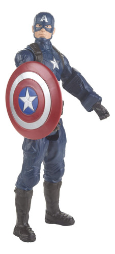 Boneco De Ação Avengers Marvel Endgame Titan Hero Captain Am