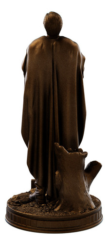 Estátua Exu Arranca Toco Umbanda Candomblé Cor Cor Cobre Antigo