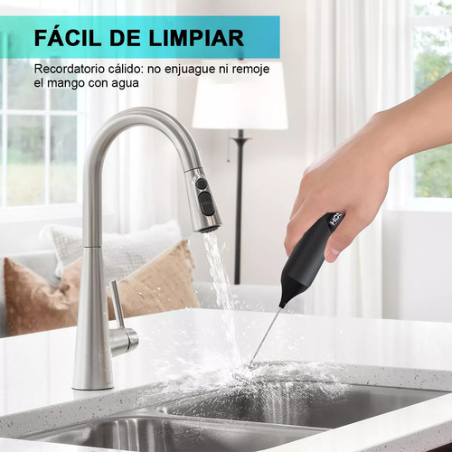 Mini Batidor Revolvedor De Café Espumadero Leche Inoxidable