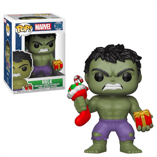 Funko Pop Marvel Avengers Hulk Holiday Xmas Navidad 398