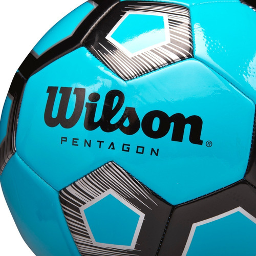 Imagen 4 de 4 de Balón Futbol Wilson Pentagon Tamaño 5 Azul // Bamo