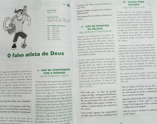 Revista Escola Bíblica Adolescentes Vol01 Professor - Tema: Vestindo A Camisa Como Entrar No Time De Deus