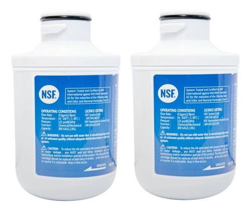 2 Filtros De Agua Para Refrigerador Fensa Y Whirlpool