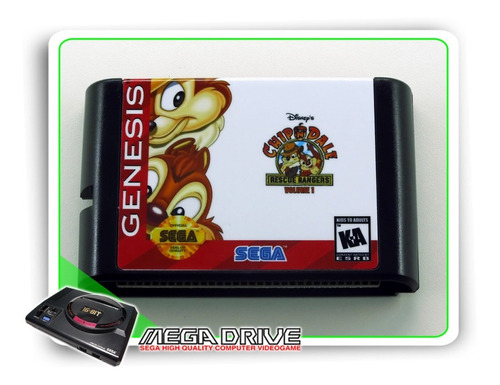 Chip N Dale Rescue Rangers Sega Mega Drive