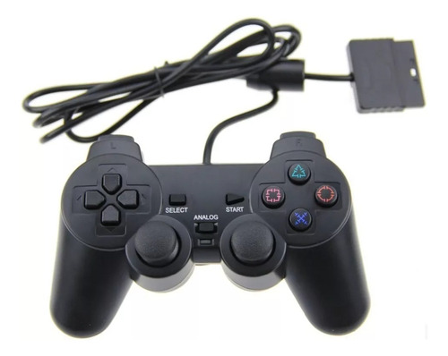 Joystick Ps2 Play 2 Cableado Vibración De Calidad Paragon